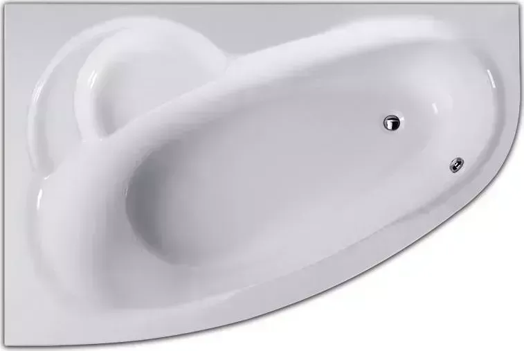 Акриловая ванна Am.Pm Bliss L W53A-160L105W-D 160*105см на каркасе, фронт.панель, левосторонняя