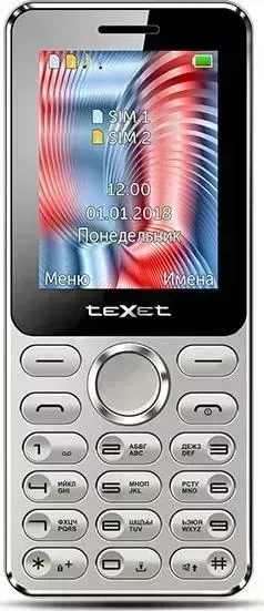 Телефон TeXet teXet TM-212 серый
