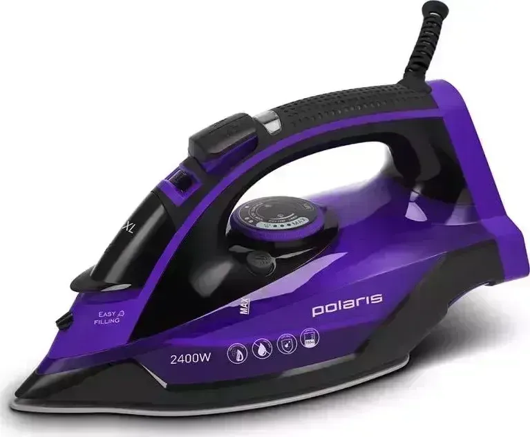 Утюг POLARIS PIR 2415К черный/фиолетовый
