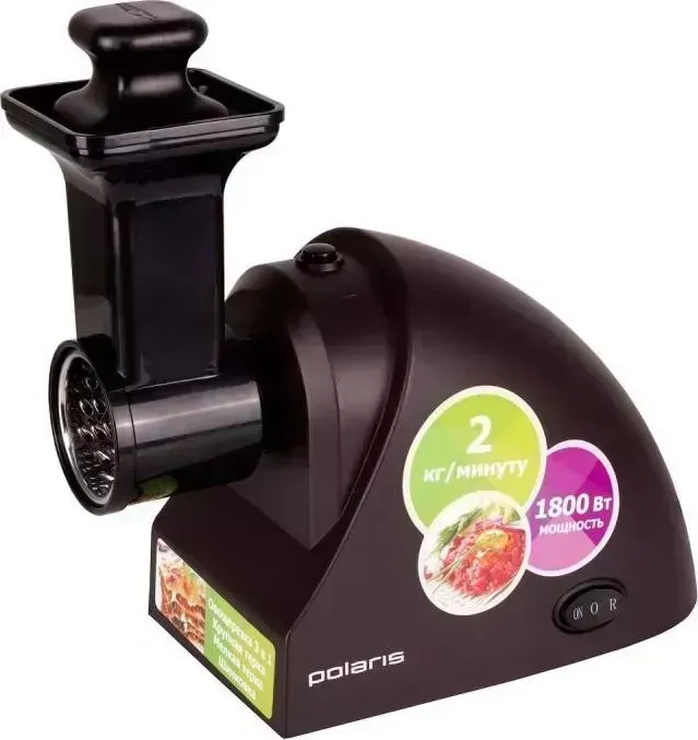 Мясорубка POLARIS PMG 1829 бордовый