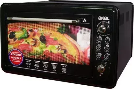 Мини-печь  AKEL AF-720 черный