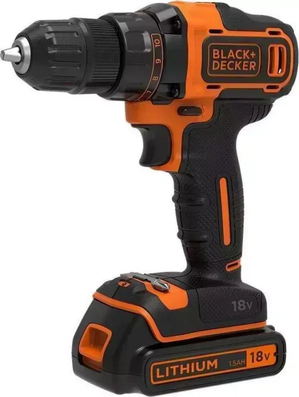 Дрель аккумуляторная  Black & Decker BDCDD186K1B-QW