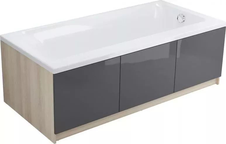 Акриловая ванна CERSANIT SMART 170x80см правая белый (P-WP-SMART*170-RNL)