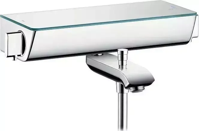Смеситель для ванны Hansgrohe HansGrohe Ecostat Select, белый/хром 13141400