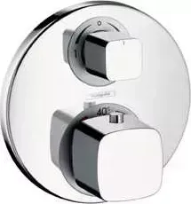 Термостат для душа Hansgrohe ecostat metris c запорным переключающим вентилем (31573000)