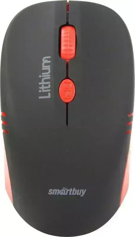 Мышь компьютерная  Smartbuy SBM-344CAG-KR ONE черно-красная