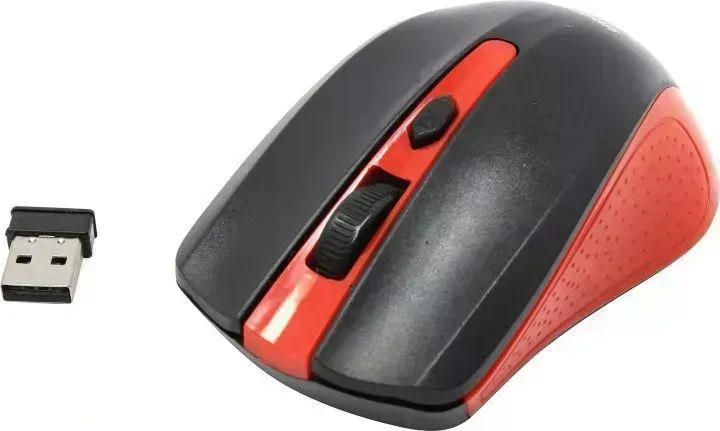 Мышь компьютерная  Smartbuy SBM-352AG-RK ONE 352 красно-черная