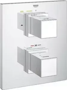 Термостат для ванны Grohe Grohtherm Cube 19958000, комплект верхней монтажной части, механизма 35500000, хром