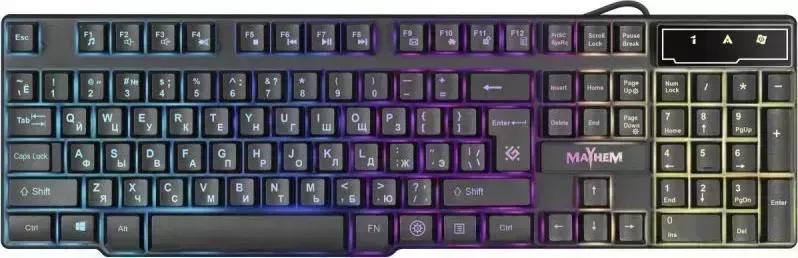 Клавиатура DEFENDER Mayhem GK-360DL (45360)