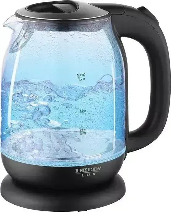 Чайник электрический DELTA LUX DL-1206B чёрный
