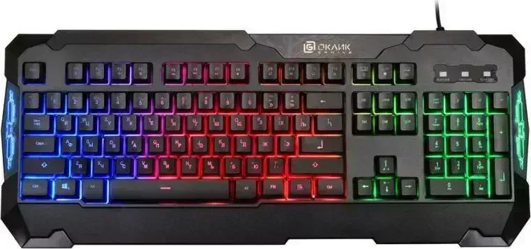 Клавиатура OKLICK 721G SHERIFF черный