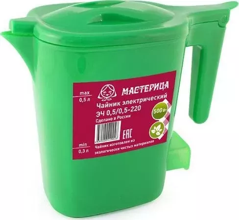 Чайник Мастерица ЭЧ 0.5/0.5-220 зеленый