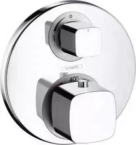 Термостат для душа Hansgrohe Metris ecostat c запирающим вентилем (31572000)