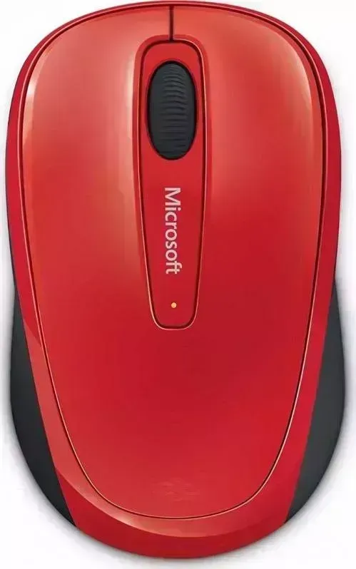 Мышь компьютерная MICROSOFT 3500 красный/черный (GMF-00293)