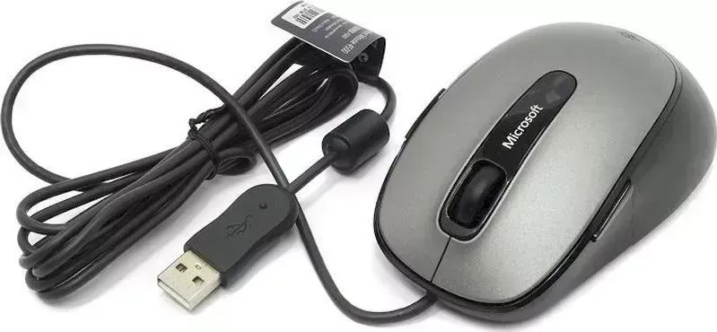 Мышь компьютерная MICROSOFT Comfort 4500 серый/черный (4FD-00024)