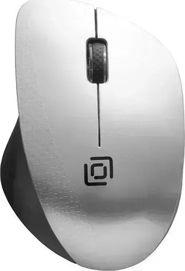 Мышь компьютерная OKLICK 695MW черный/серебристый