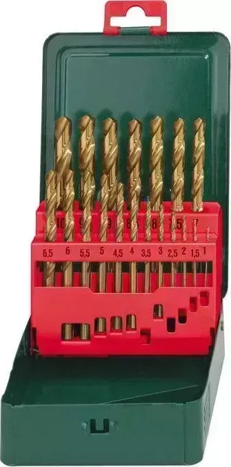 Набор сверл METABO 627156000 HSS-TiN