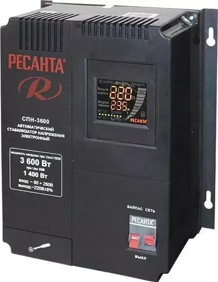 Стабилизатор напряжения РЕСАНТА СПН-3600