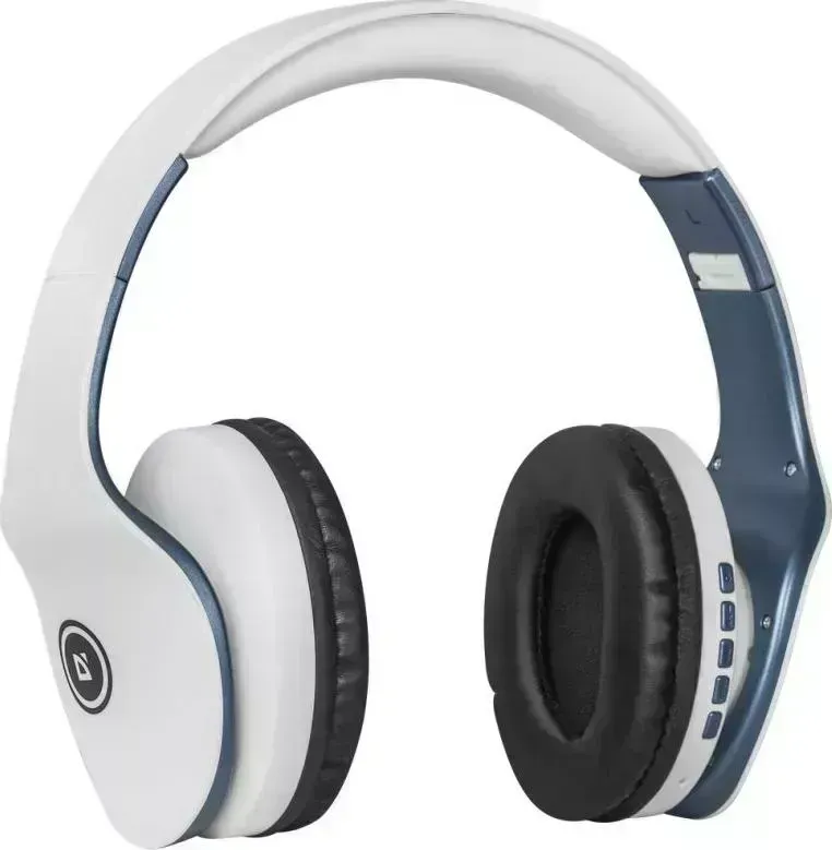 Наушники DEFENDER FreeMotion B525 белый/синий (63526)