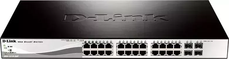 Коммутатор D-LINK DGS-1210-28MP/ME/B1A
