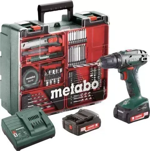 Дрель аккумуляторная METABO BS 14.4 set (602206880)