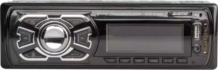 Автомагнитола DIGMA DCR-310MC