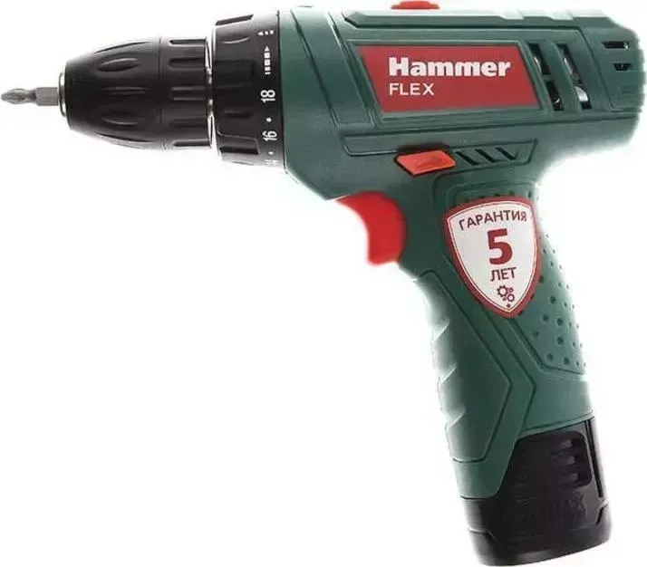 Дрель аккумуляторная HAMMER Flex ACD12/2LE