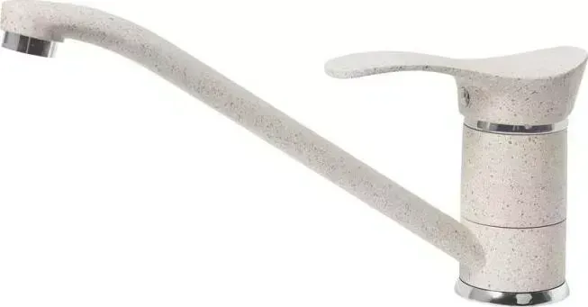 Смеситель для кухни  АкваГранитЭкс C-1040 бежевый (328)