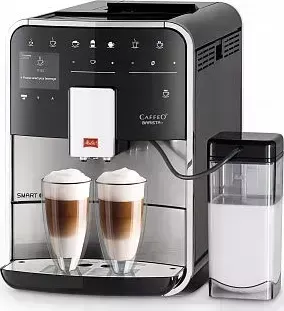 Кофемашина SMART Melitta Caffeo Barista T SST серебристый/черный (F840-100)