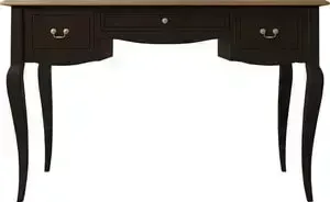 Стол рабочий Etagerca Leontina ST9347ETG/BLK 3 ящ