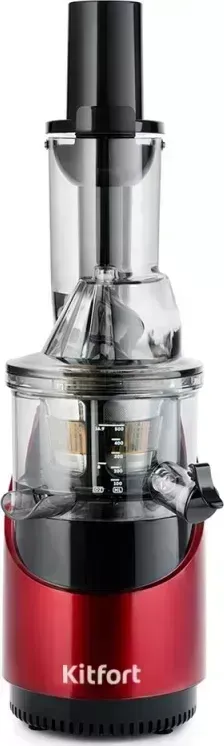 Соковыжималка KITFORT KT-1105-1 красный/черный
