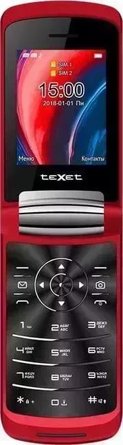 Телефон TeXet TM-317 красный