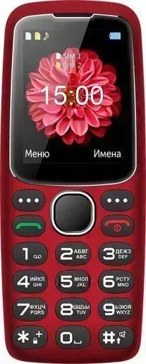 Телефон TeXet TM-B307 красный