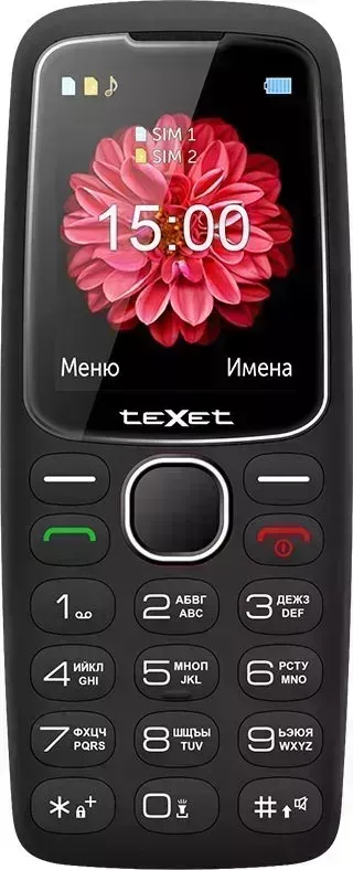 Телефон TeXet TM-B307 черный