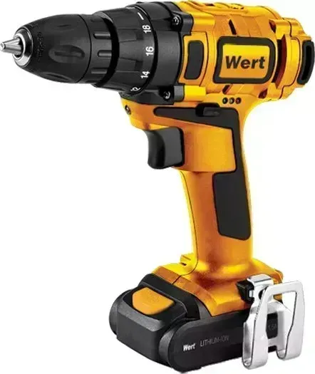 Дрель аккумуляторная WERT CD 10.8TLi (1.5Ah)