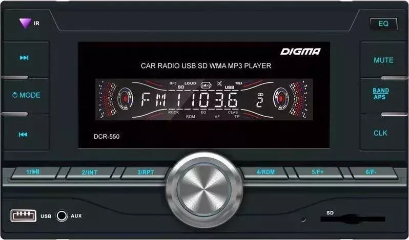 Автомагнитола DIGMA DCR-550