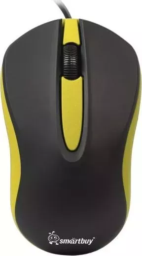 Мышь компьютерная  Smartbuy SBM-329-KY ONE черно-желтая
