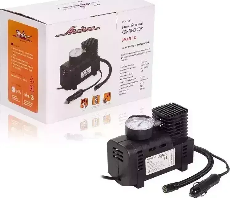 Компрессор автомобильный AIRLINE CA-012-08O SMART O (G)