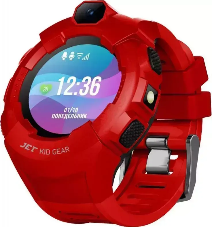 Умные часы JET Kid Gear red/black