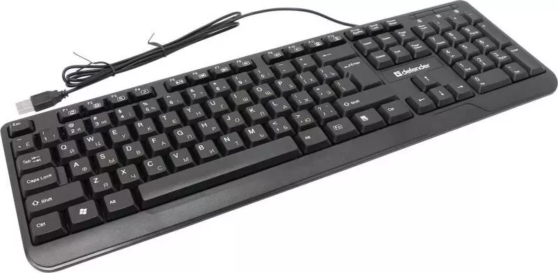 Клавиатура DEFENDER HM-710 черный (45710)