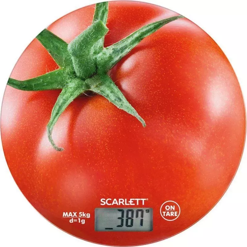 Весы кухонные SCARLETT SC-KS57P38 томат
