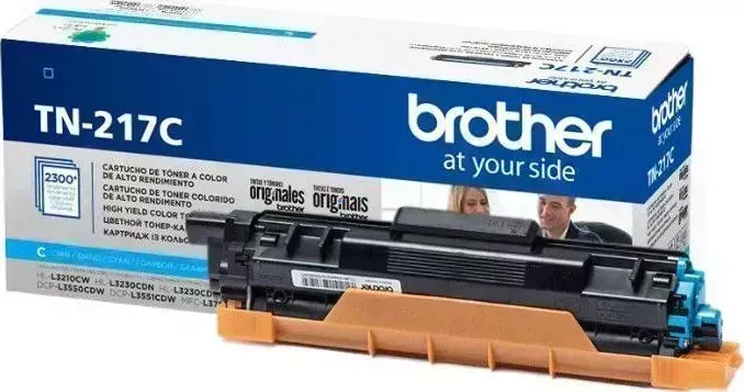 Расходный материал для печати BROTHER TN217C голубой