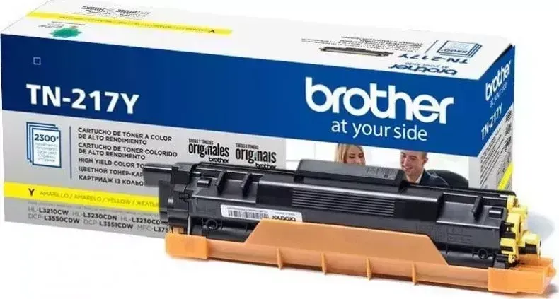 Расходный материал для печати BROTHER TN217Y желтый