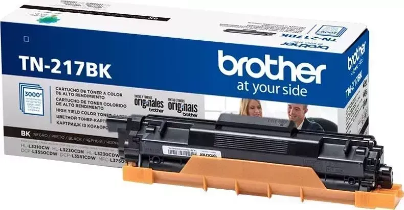 Расходный материал для печати BROTHER TN217BK черный