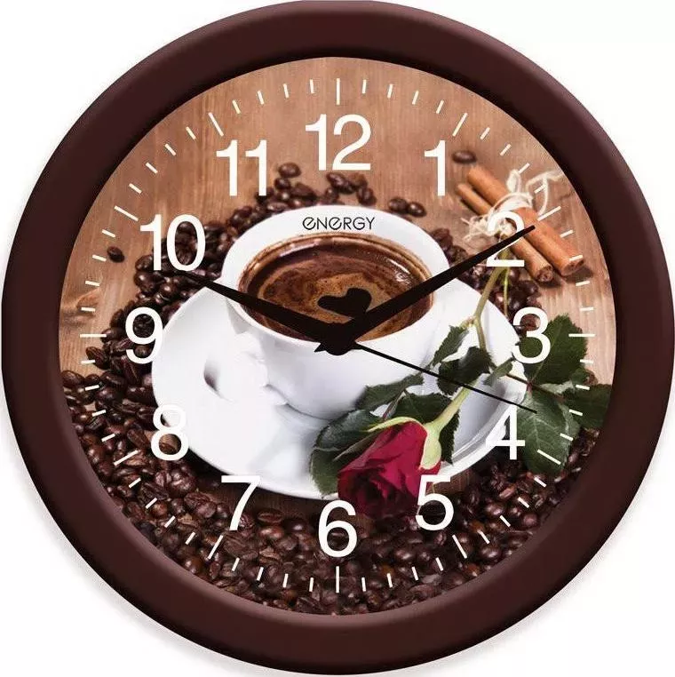 Часы настенные ENERGY EC-101 кофе