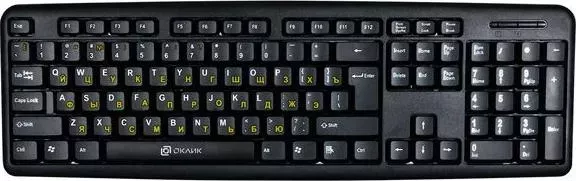 Клавиатура OKLICK 130M черный USB