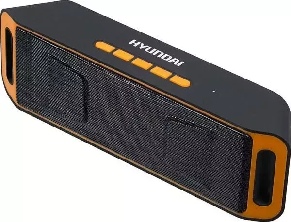 Портативная акустика HYUNDAI H-PAC160 черный/оранжевый