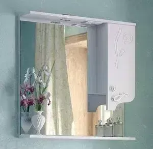Зеркальный шкаф Corozo Венеция 85/С белый (SD-00000283)