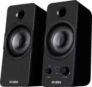Акустическая система SVEN 430 2.0 черный 6Вт портативные