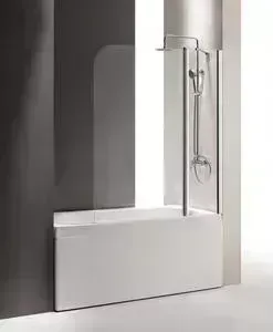 Шторка для ванны CEZARES Eco V-11 120х140 правая, матовая Punto, хром (ECO-O-V-11-120/140-P-Cr-R)